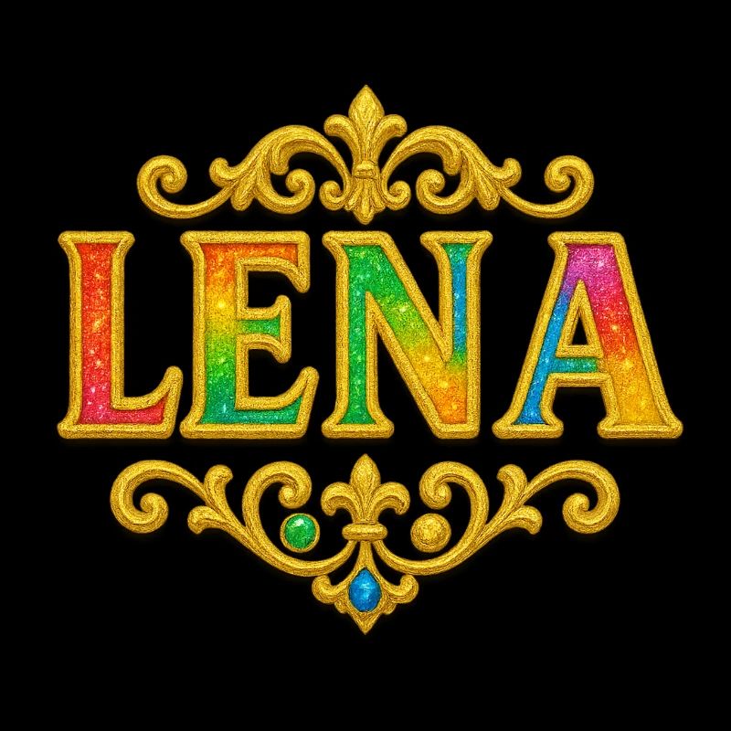 LENA Glitter Gold Sequins