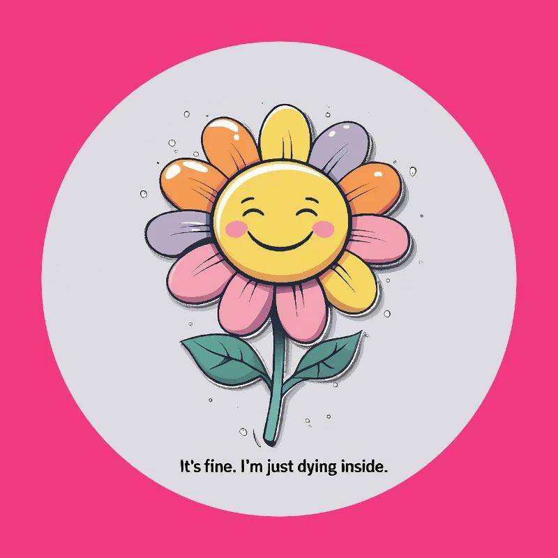 Fröhliche Blume 