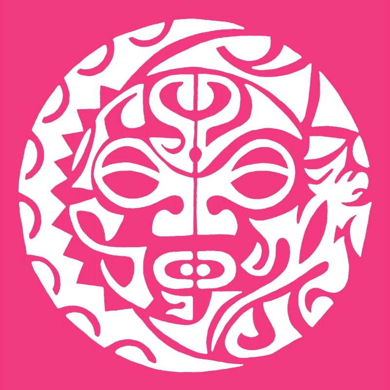 Polynesischer Schädel (weiß)