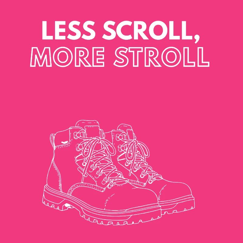 Moins de défilement, plus de chaussures de randonnée Stroll