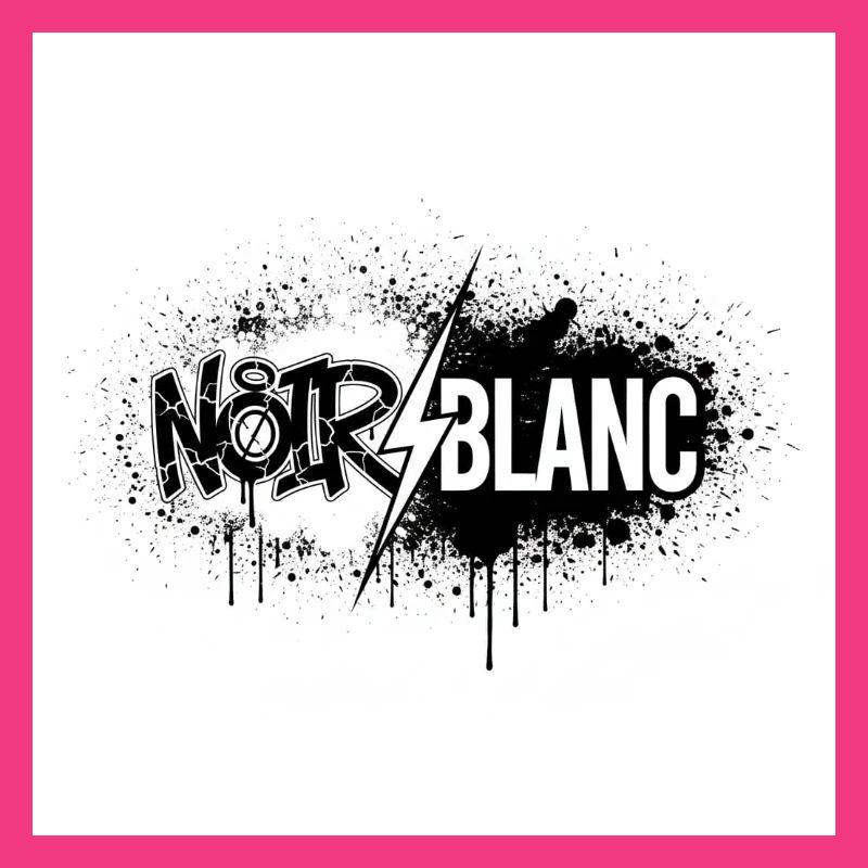 Nord Blanc Graffiti Éclair