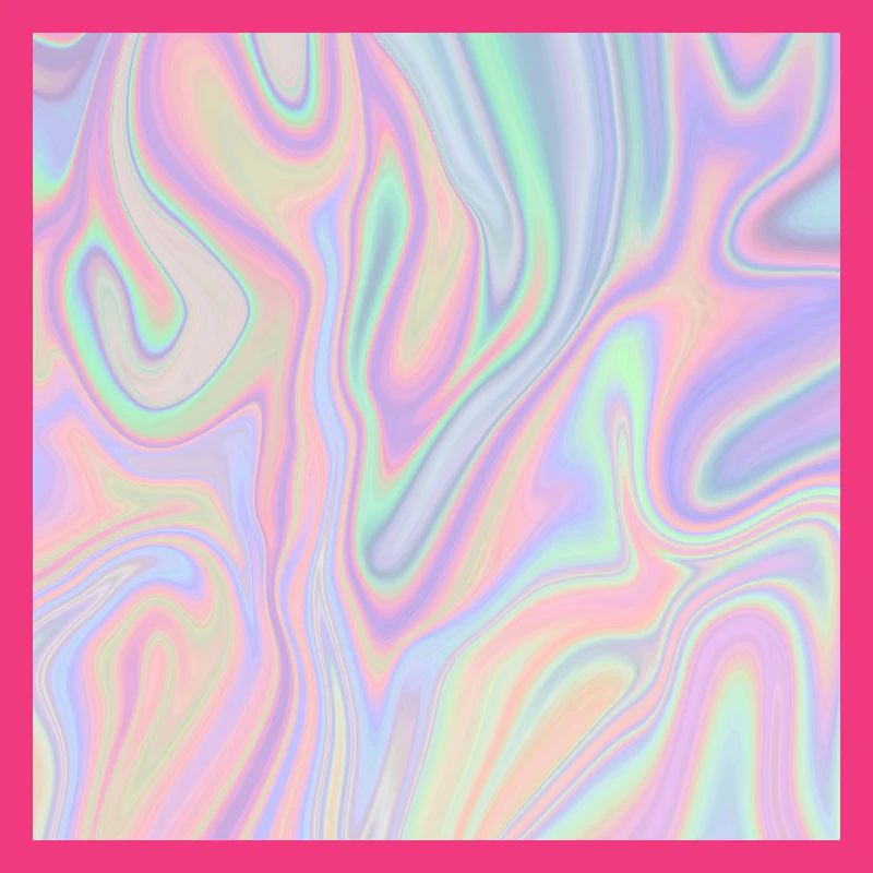 Iridescent Abstract Liquid Pastel Pattern
