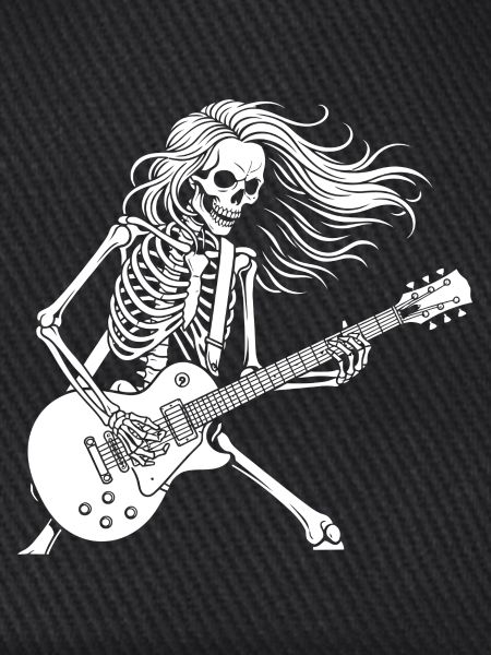 Rock Star Skeleton Guitar Playe