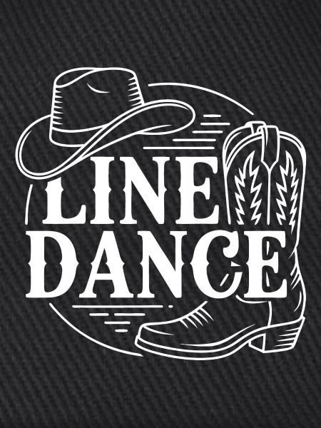 Line Dance Western Bootskizze