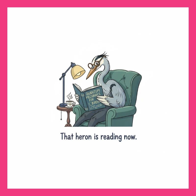 Quantenvogel-Lesen im Sessel
