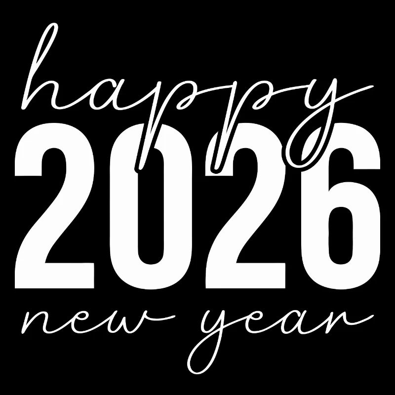 New Year Jubilee 2026 Lettering