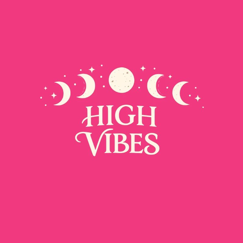 High Vibes Mondphasen Muster