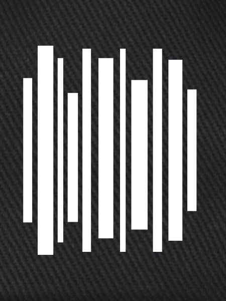 Minimal Stripes Barcode-Mosaik