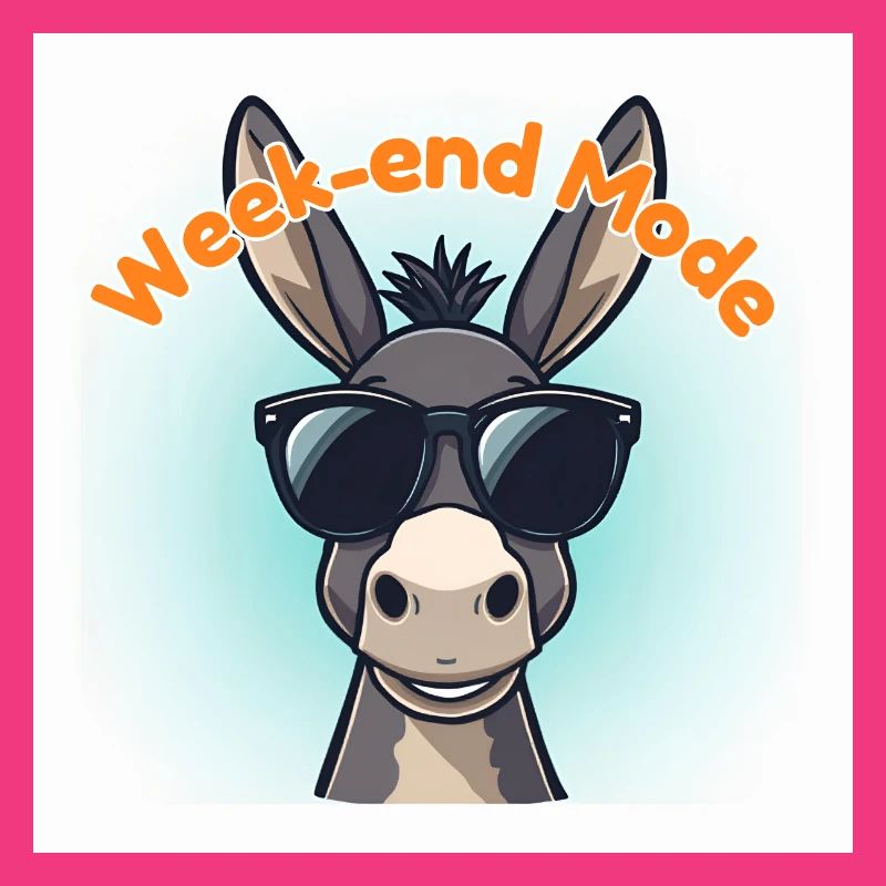 Esel-Wochenend-Mode