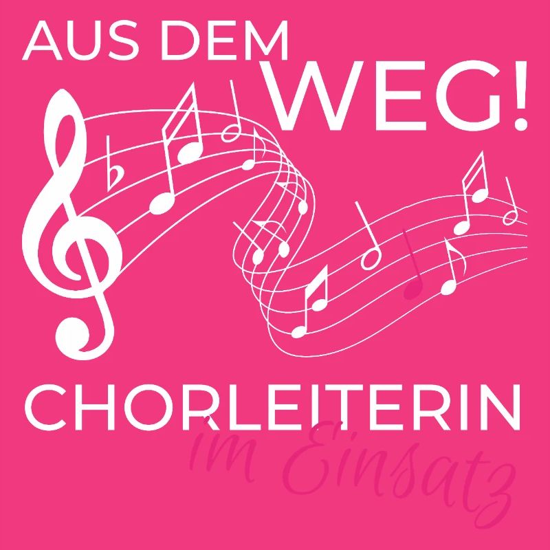 Chorleiterin im Einsatz