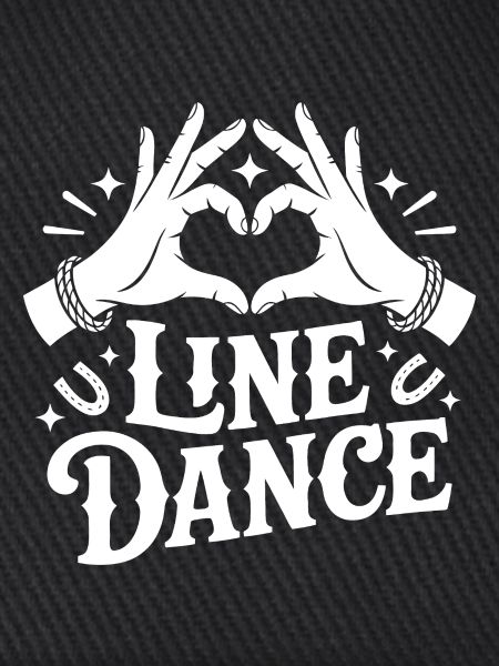 LineDance Herzhand Grafik