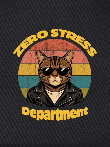 Cat Zero Stress Retro-Stil
