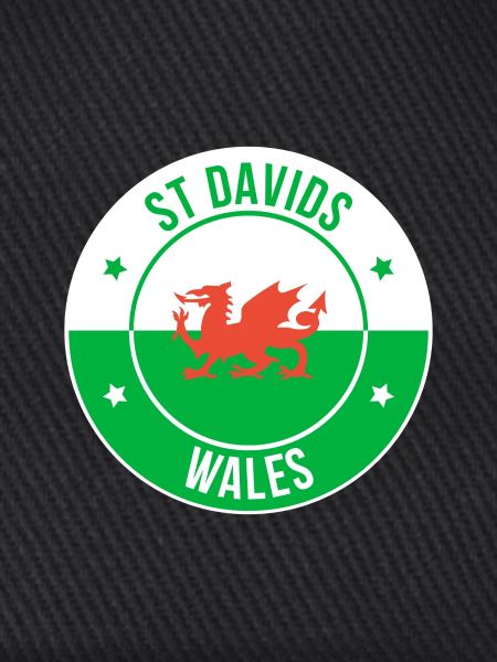 St Davids walisisches Drachenemblem