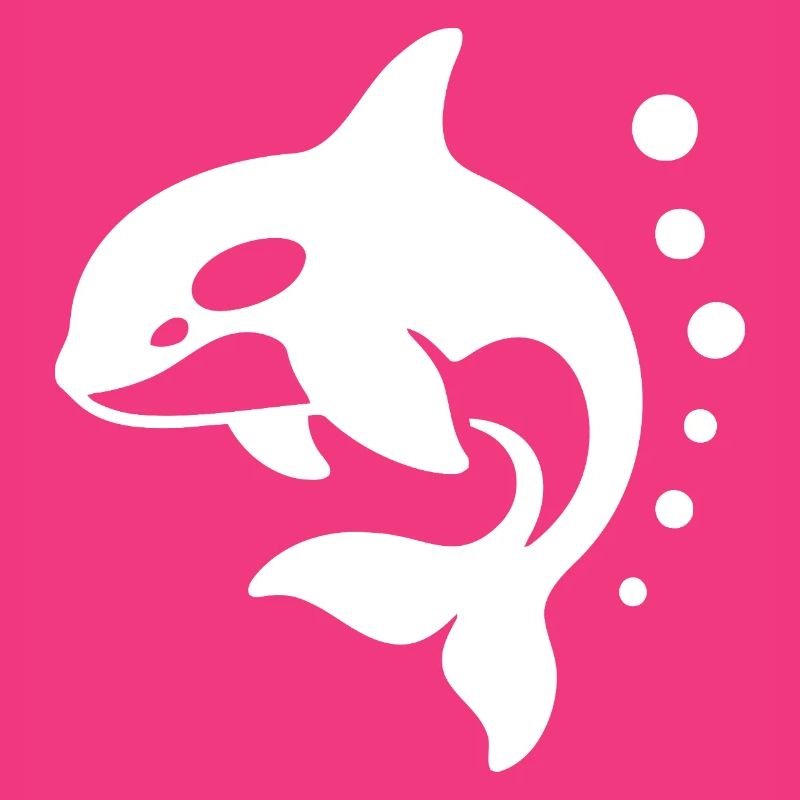 Minimalist Dolphin Silhouette Design