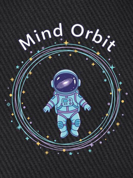 Astronaut im Gedanken-Orbit