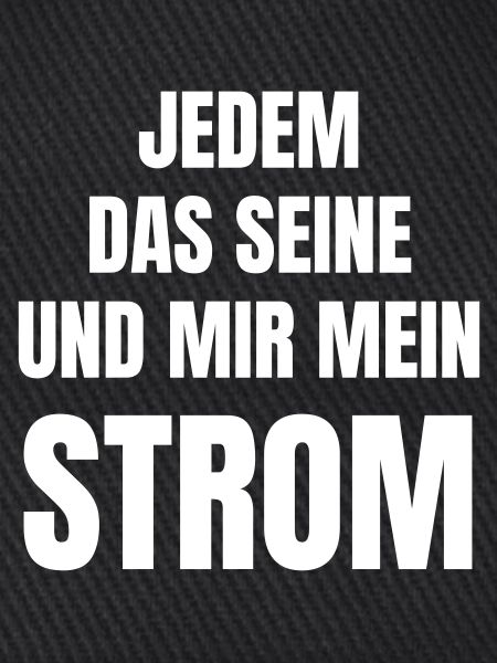 Elektriker liebt seinen Strom