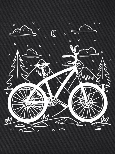 Cartoon Fahrradfahrer