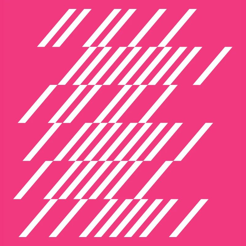 Diagonal Stripe Geom Pattern