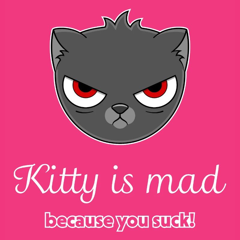 offended cat