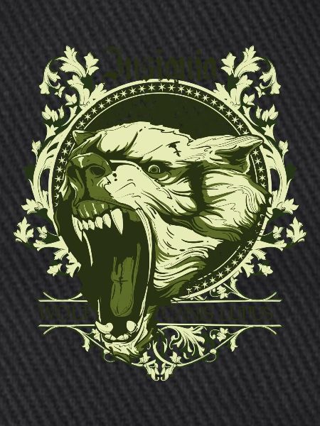 insignia wolf canis lupus
