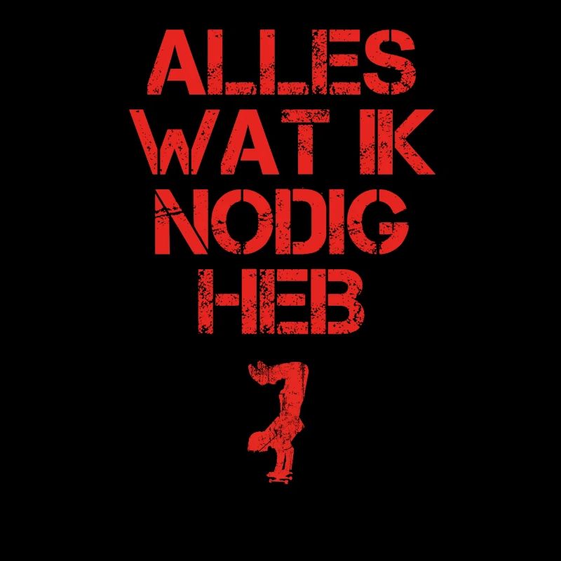 presentje wat ik nodig skateboard skateboarder han