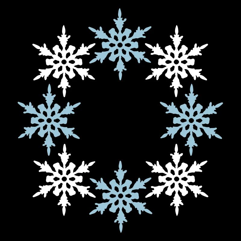 winter ring circle round pattern design cool cold sc