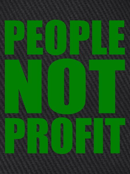 People not profit