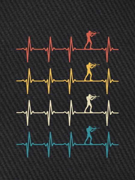Biathlon-Herzschlag-Retro-Biathlet