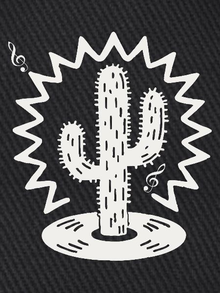 Cactus Serenade Silhouette