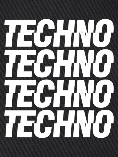 Techno-Musik-Logo