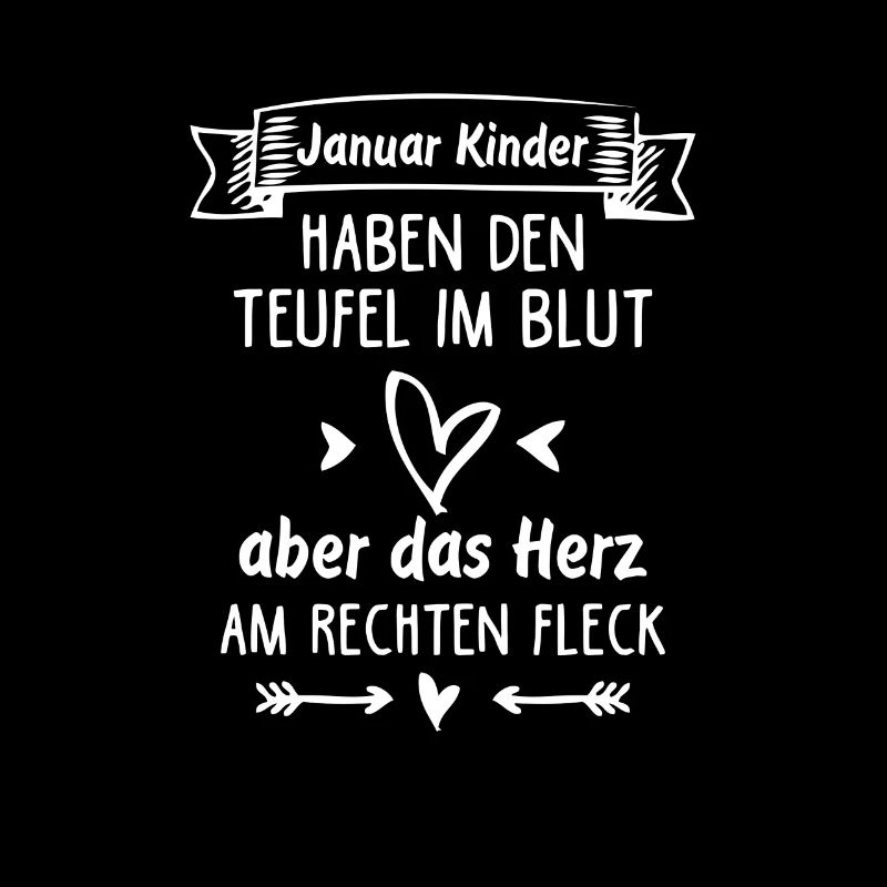 Januar Kinder - das Herz am rechten Fleck