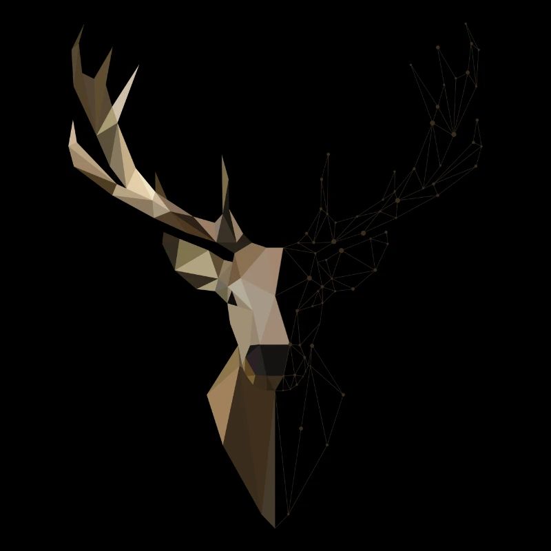 Hirsch Geometrisch