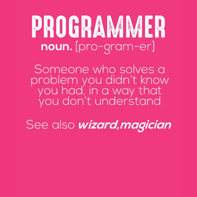 Signification drôle programmeur