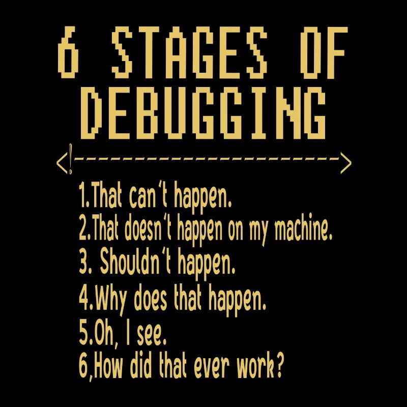 6 Stufen eines Fehlers - PC - CNC