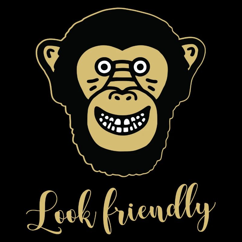 Monkey Chimpanzee - Look friendly