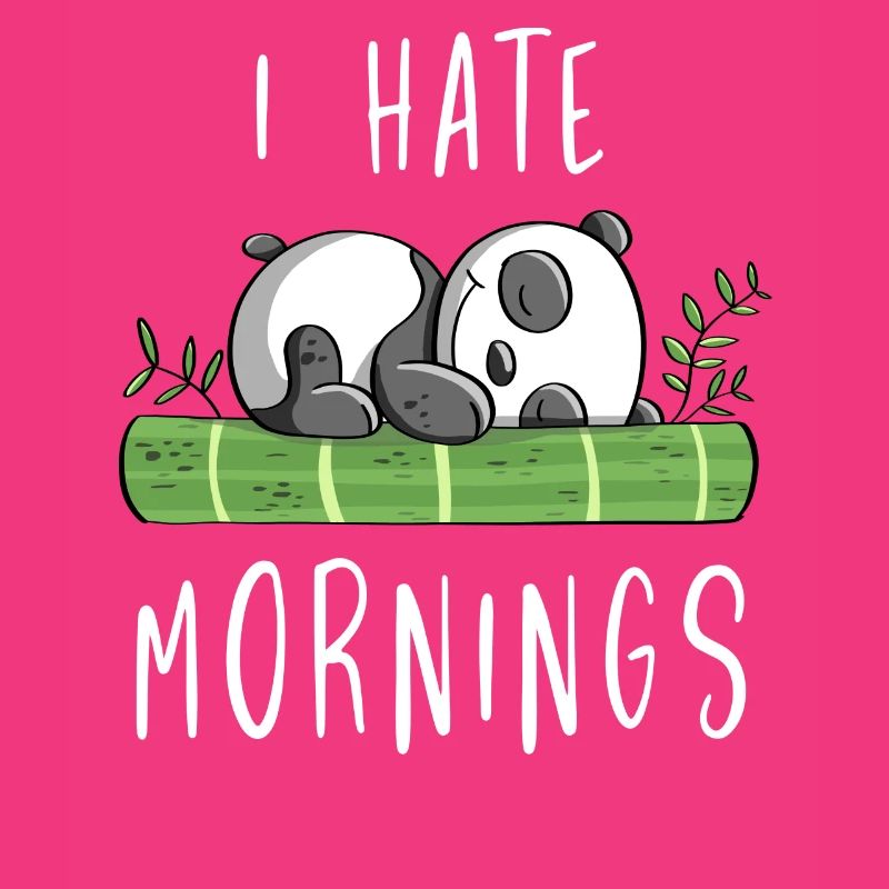I Hate Mornings - Bambus Panda Bär - Comic