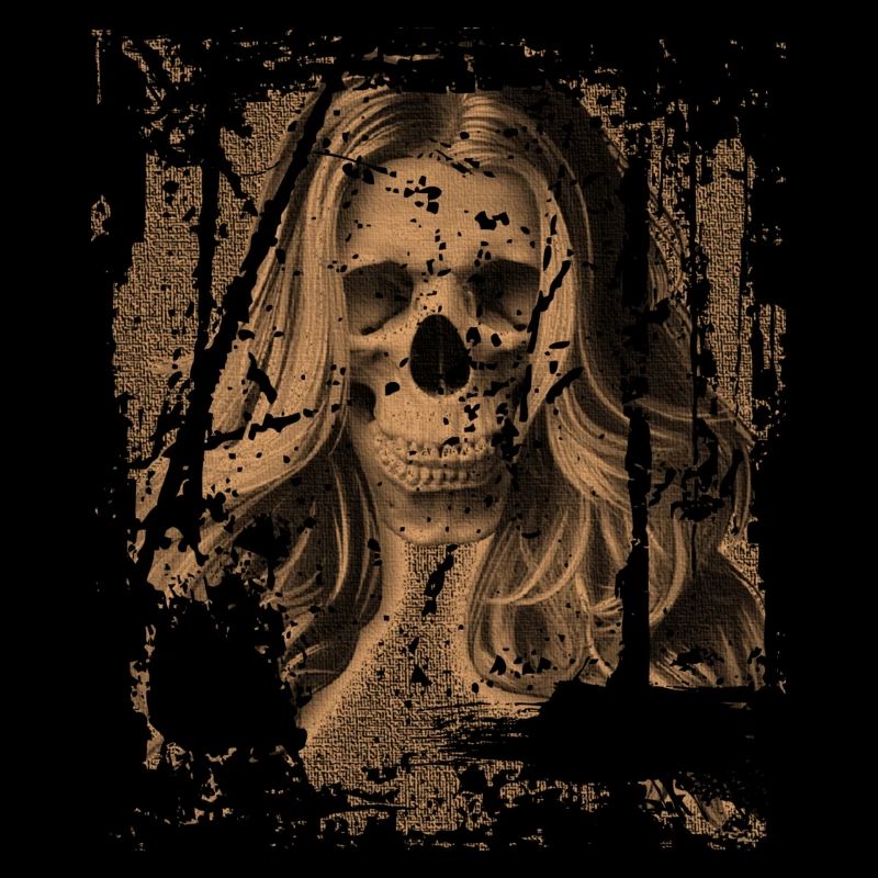 Skull Girl orange