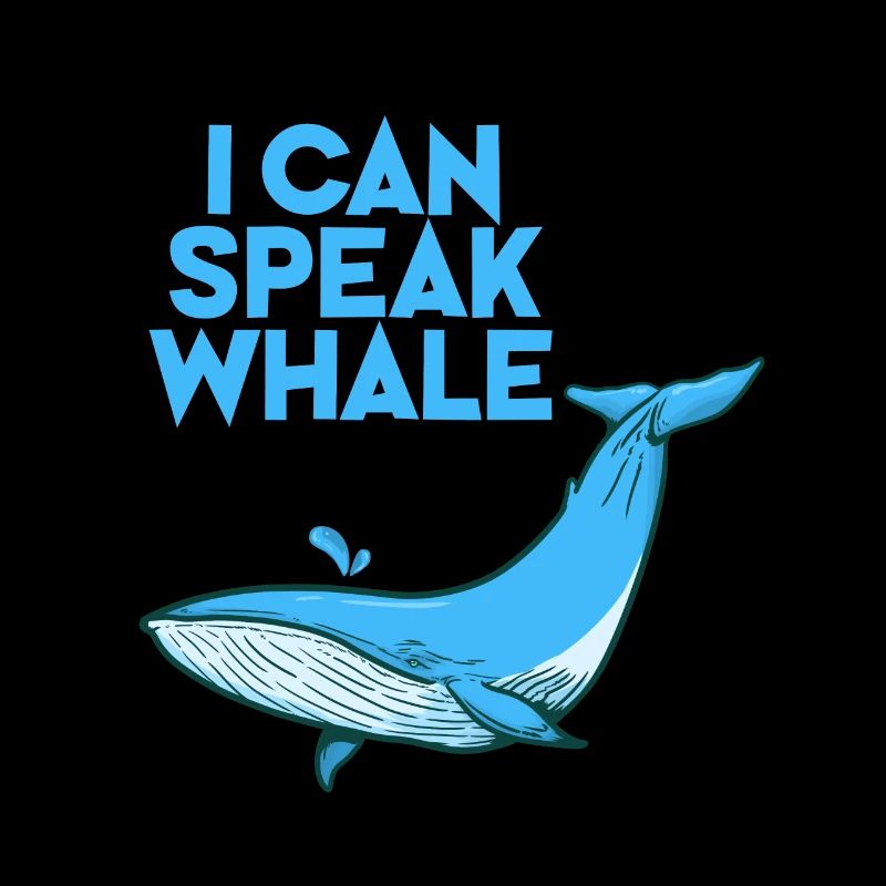 Wal - sprechen - Tier - Meeresbewohner - Geschenk