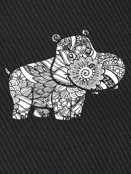 Hippo Hippo Blumenmuster