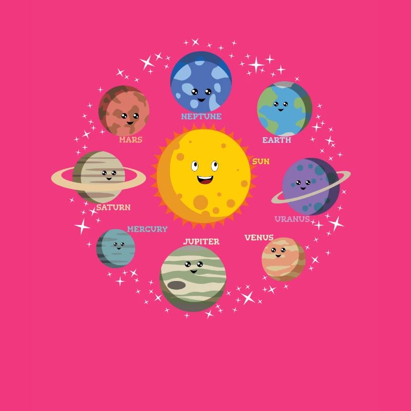 Solar System Planets - Galaxy Spaceman Gift