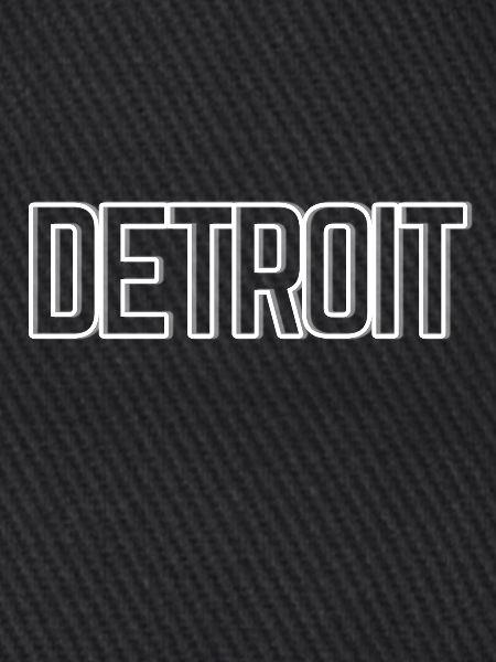 Detroit Neon Outline