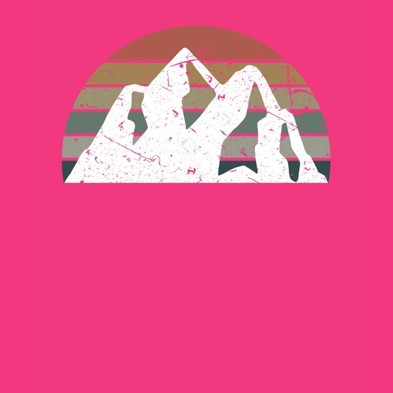 Mountains Retro Sunset Mountain Range Mountain