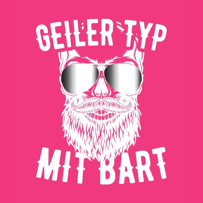 Geiler Typ Mit Bart Bartträger Barbier Vollbart