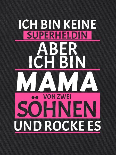 Mama von zwei Söhnen
