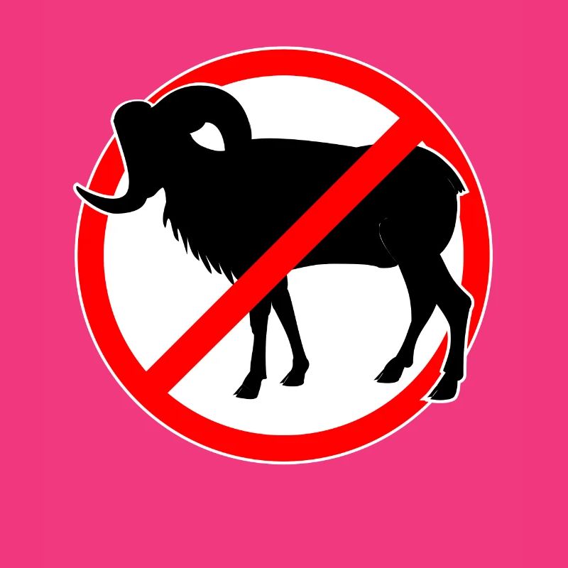 Ziegen oder Mufflons verboten - Ziege