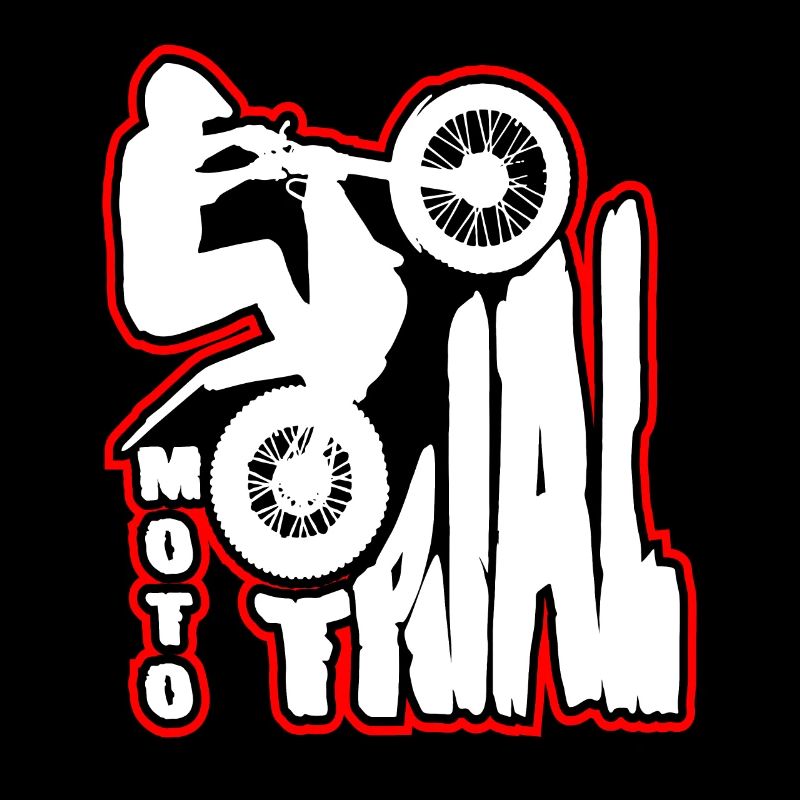 Fahrer von Moto Trial