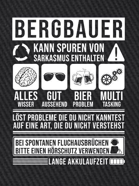Bergbauer Spruch lustig