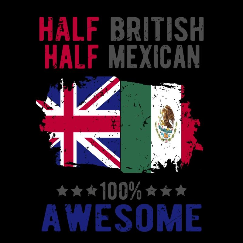 Moitié britannique moitié mexicain