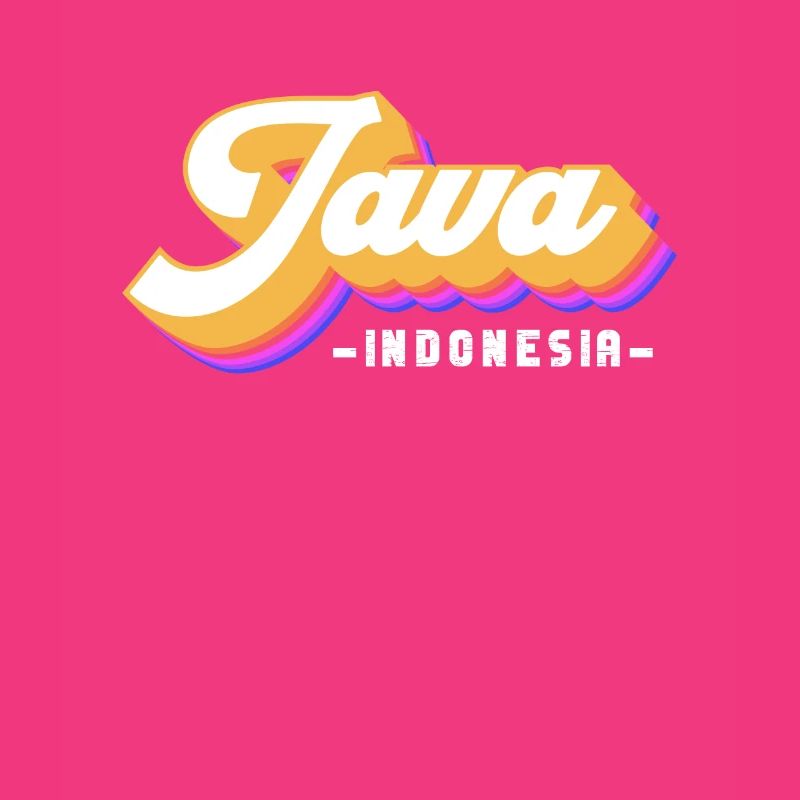 Vintage Urlaub Reise Indonesien Java