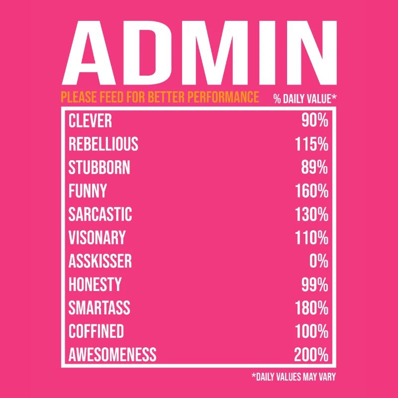 Admin Daily Funny Admin